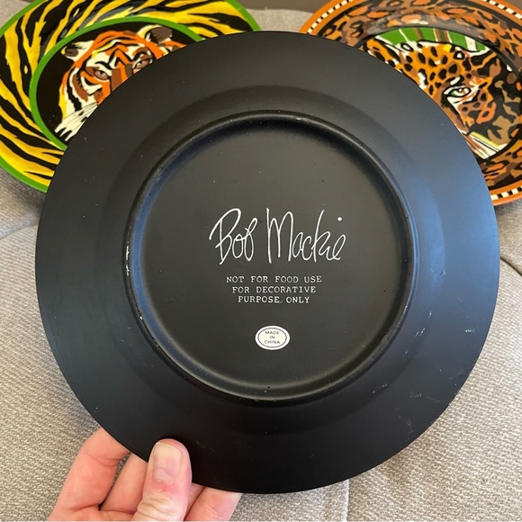 Vintage Bob Mackie Plate set of three - Picture 3 of 13